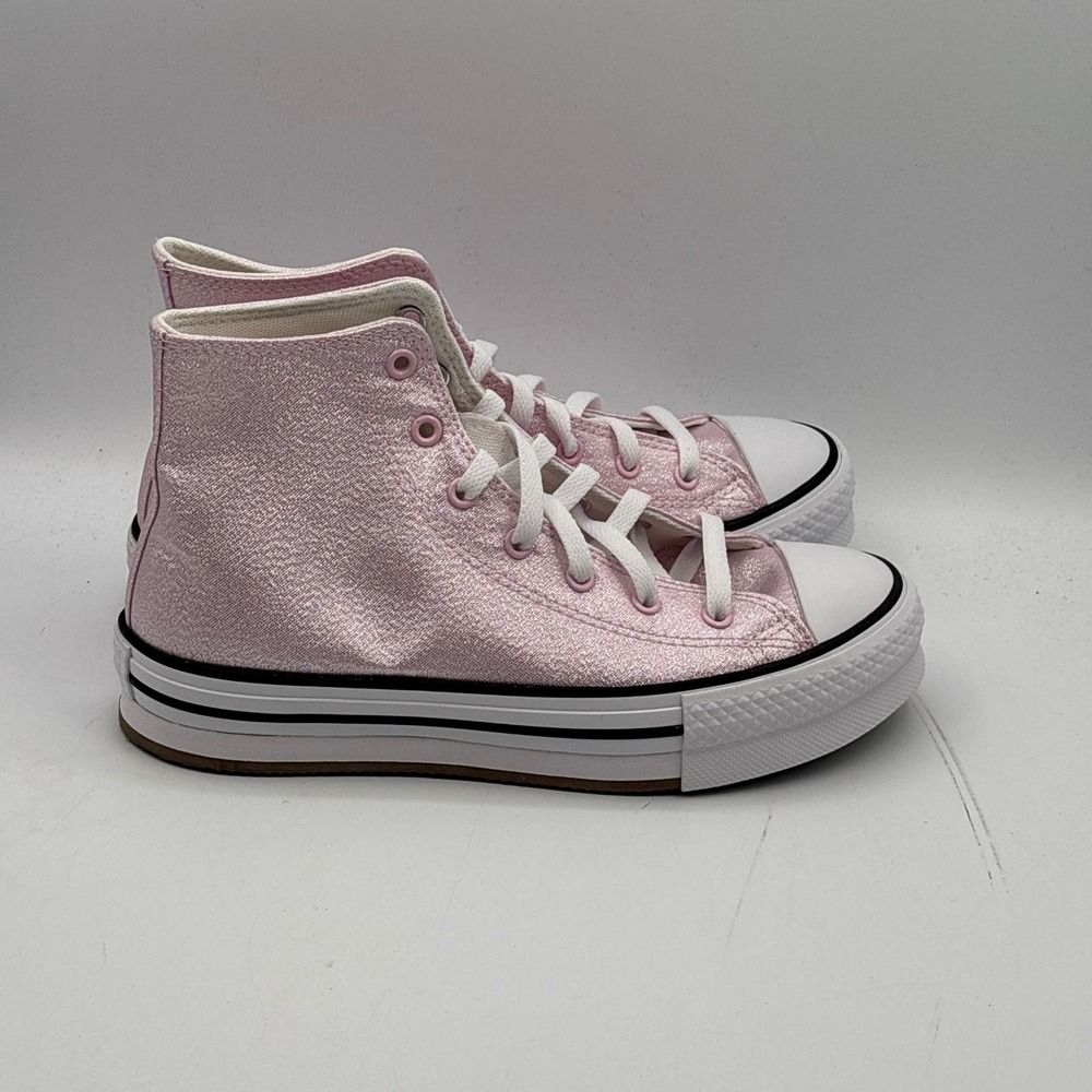 Converse CTAS EVA Lift Hi Shoes Kids Size 5 Pink White Platform A17127F